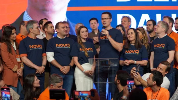 Partido Novo durante filiação de Deltan Dallagnol - Metrópoles