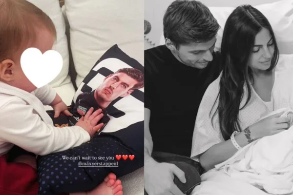 Kelly Piquet encanta web ao mostrar filha admirando Max Verstappen