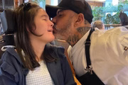 Henrique Fogaça e a filha, Olívia, são clicados em momento de carinho