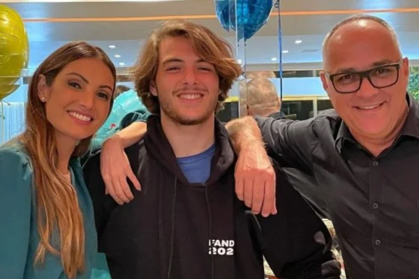 Patrícia Poeta, Felipe Poeta e Amauri Soares