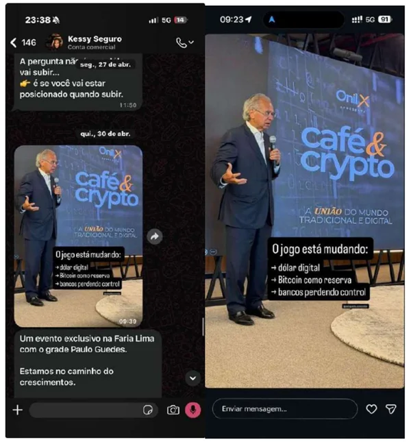 Paulo Guedes assessorou empresa de cripto alvo da CVM que agora dá calotes - destaque galeria Paulo Guedes assessorou empresa de cripto alvo da CVM que agora dá calotes - destaque galeria