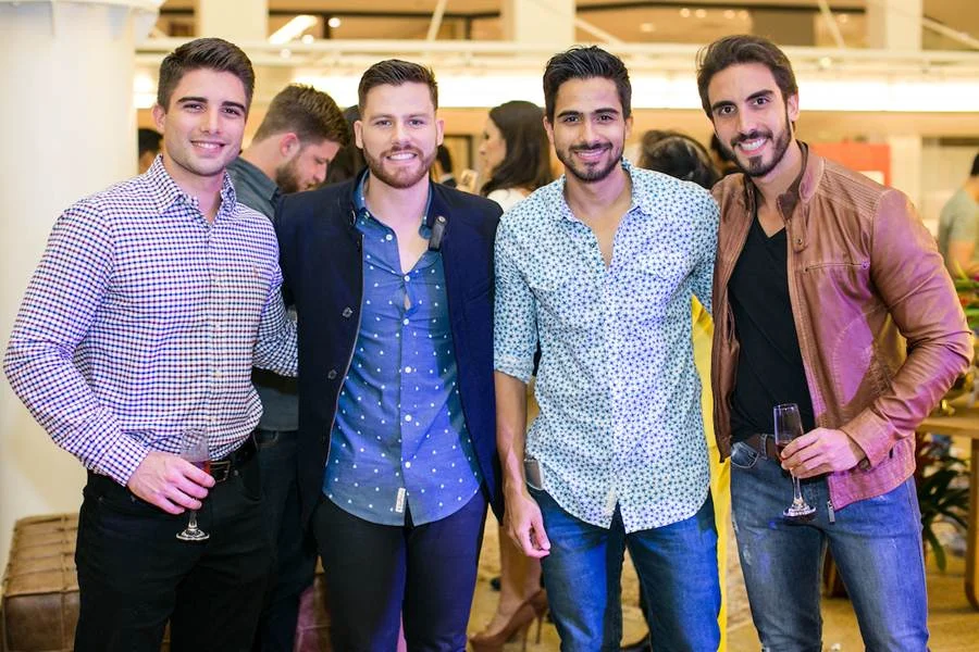 Leandro Simões, Gabriel Correa, Lucas Correa e André Noguera Leandro Simões, Gabriel Correa, Lucas Correa e André Noguera