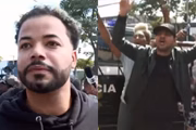 Fãs de Hytalo Santos protestaram na porta da delegacia.
