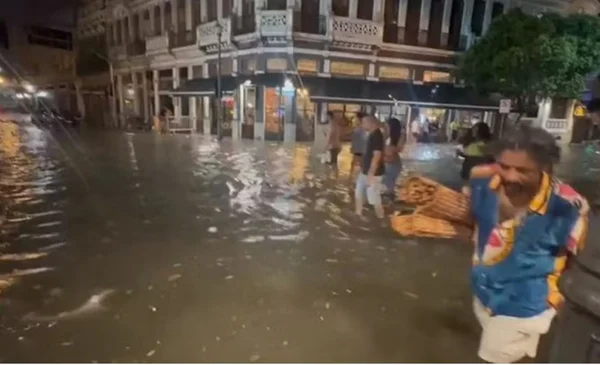 Imagem colorida de Chuvas no Rio de Janeiro