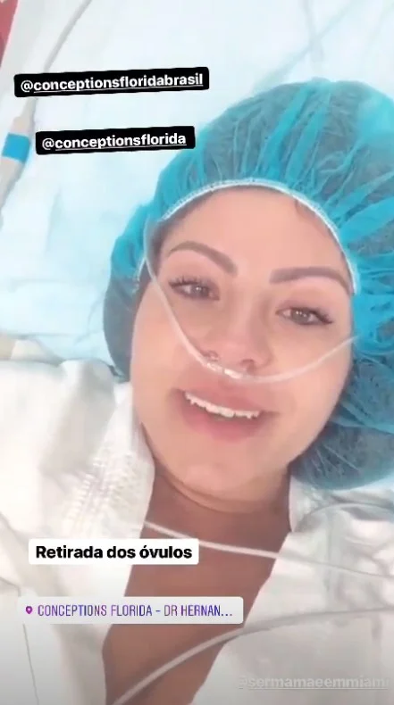 Ela esteve na mesma clínica que Karina Bacchi Ela esteve na mesma clínica que Karina Bacchi