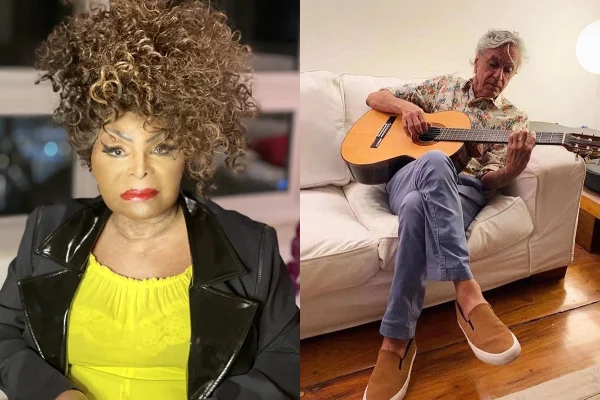 Caetano Veloso e Elza Soares