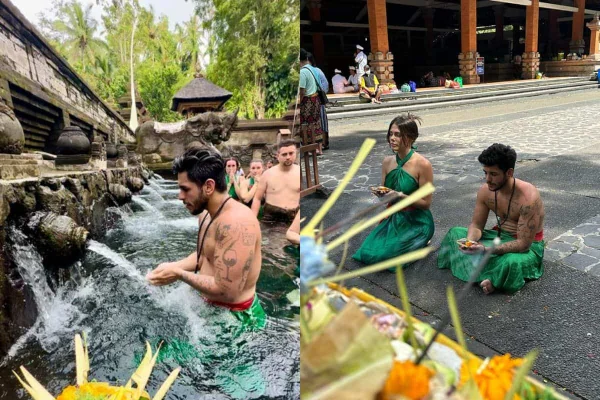 Guilherme, da dupla com Hugo, viaja para Ásia e faz ritual de limpeza