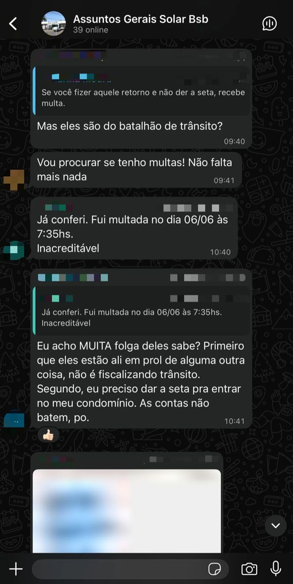 Residentes relatam insatifação após multas Residentes relatam insatifação após multas