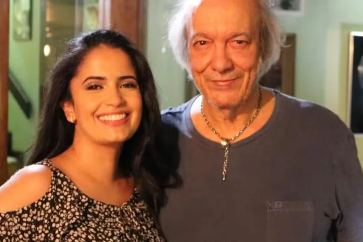 Fernanda Esteves e Erasmo Carlos. Fernanda Esteves e Erasmo Carlos.