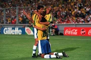 Bebeto marcou o único gol do Brasil sobre a Noruega em 1998. Bebeto marcou o único gol do Brasil sobre a Noruega em 1998.