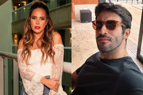 Montagem com fotos de Wanessa Camargo e Bruno Bevan