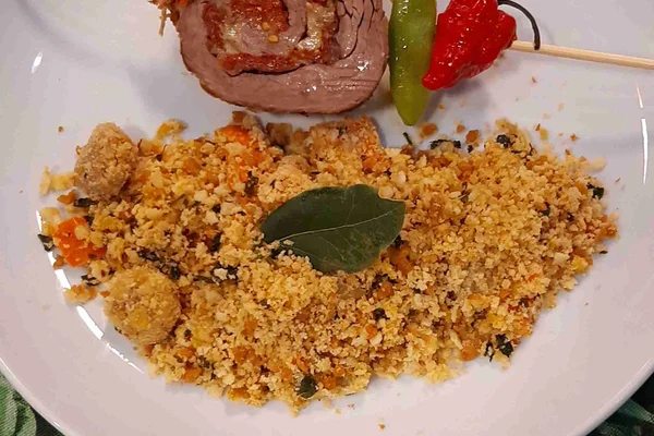 farofa de ovo