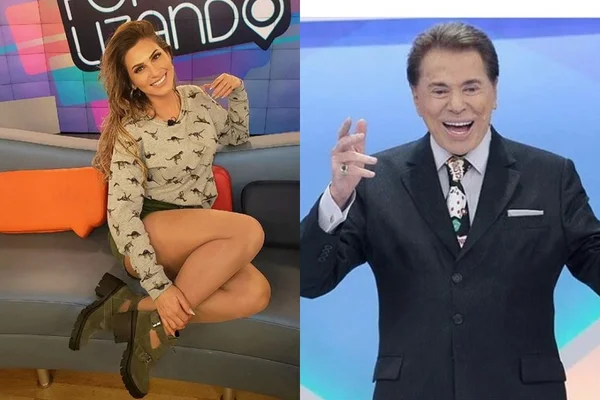 “Você é bêbada”, dispara Silvio Santos para Lívia Andrade