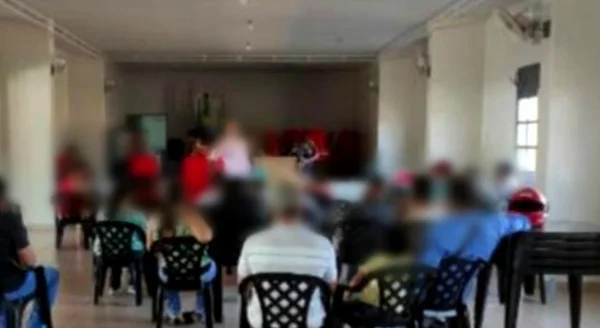 Reunião de suposto grupo de invasores em São Simão, Goiás