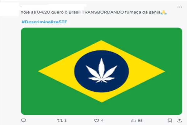 Imagem colorida de print - Metrópoles